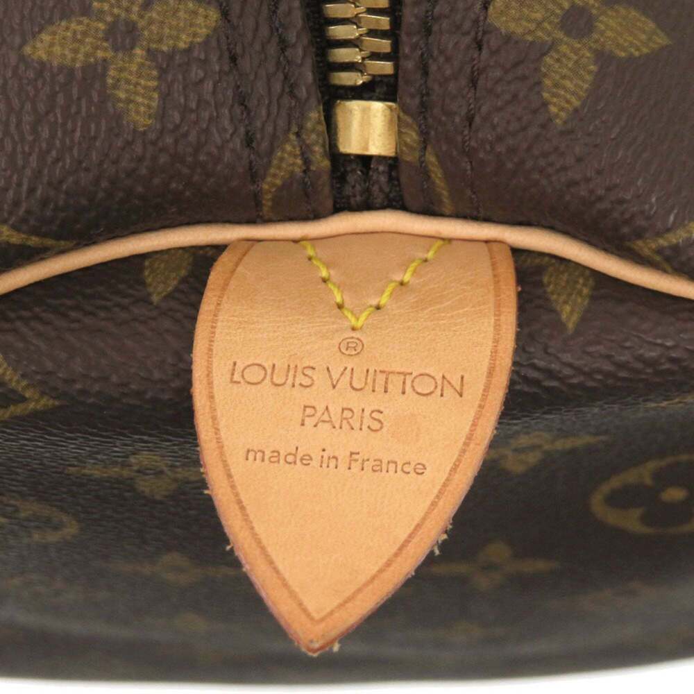 LOUIS VUITTON Authentic Brown Monogram Keepall 55 Boston Bag - Picture 7 of 10